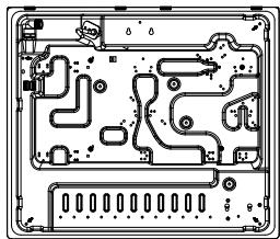 Pure electrical circuit lines without any symbols