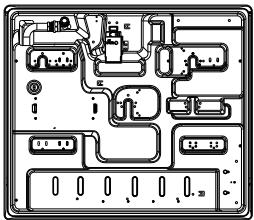 Pure electrical circuit lines without any symbols