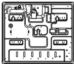 Pure electrical circuit lines without any symbols