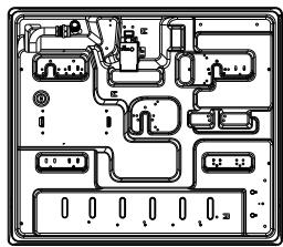 Pure electrical circuit lines without any symbols