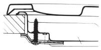 Technical line drawing of a mechanical assembly with no visible text or symbols