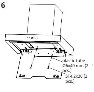 Klarstein Vapura - Installing the range hood - 6