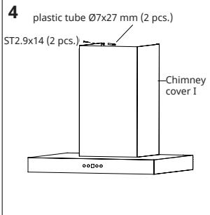 Klarstein Vapura - Installing the range hood - 4