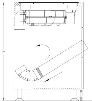 Klarstein AirJet BasicHybrid - Instalación del tubo de escape - 3