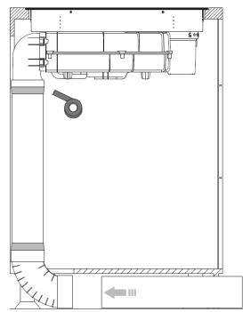 Klarstein AirJet BasicHybrid - Installazione del tubo di scarico dell'aria - 5