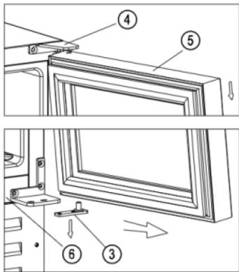 Klarstein Beerlager - MODIFICATION DU SENS DE LA PORTE - 2