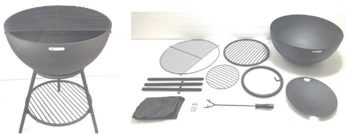 Blumfeldt Fireball Debout Brasero - EINZELTEILE - 1
