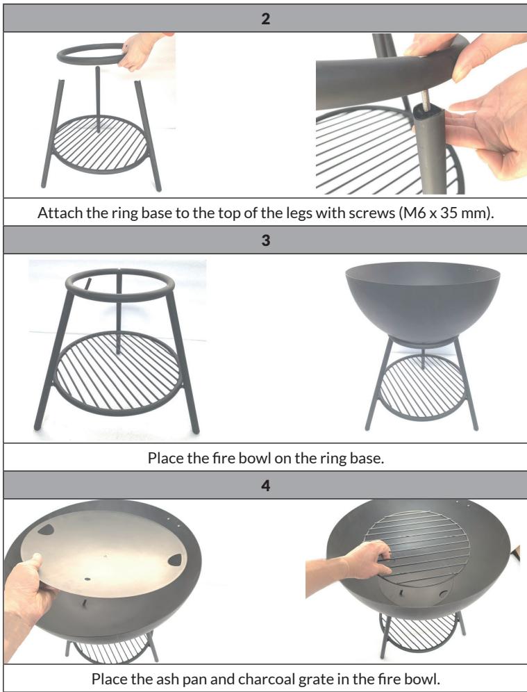 Blumfeldt Fireball Debout Brasero - ASSEMBLY - 3