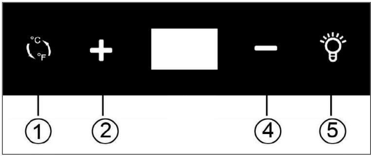 Klarstein El Dorado - CONTROL PANEL AND BUTTON FUNCTIONS - 1