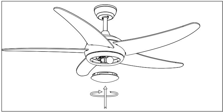 Klarstein Bolero 132 cm Deckenventilator - Assemblage de l'abat-jour - 1