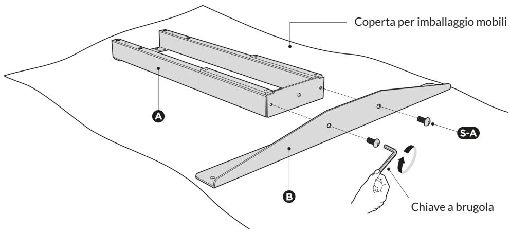 OneConcept Multidesk Comfort - Montare gli angolari laterali - 1