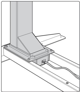 OneConcept Multidesk Comfort - Assemblare le colonne di sollevamento - 1