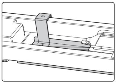 OneConcept Multidesk Comfort - Montaje de la guía de cable - 2