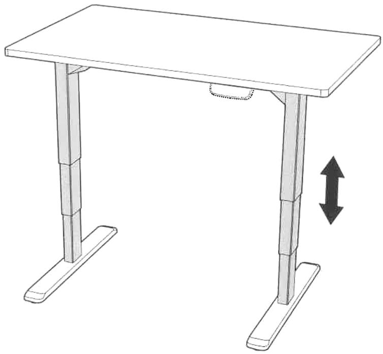 OneConcept Multidesk Comfort - Regolare i piedi d'appoggio - 4