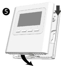 DELTA DORE Delta 8000 - Fixation et raccordement du thermostat Bus Delta 8000 TA - 4