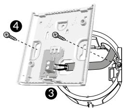 DELTA DORE Delta 8000 - Fixation et raccordement du thermostat Bus Delta 8000 TA - 3