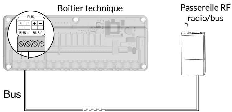 DELTA DORE Delta 8000 - Raccordement du Bus - 1