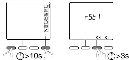 DELTA DORE Delta 8000 TAP RF - Initialising the thermostat parameters - 1