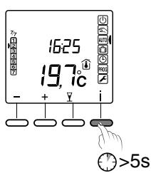 DELTA DORE Delta 8000 TAP RF - 5/ Locking down settings - 1