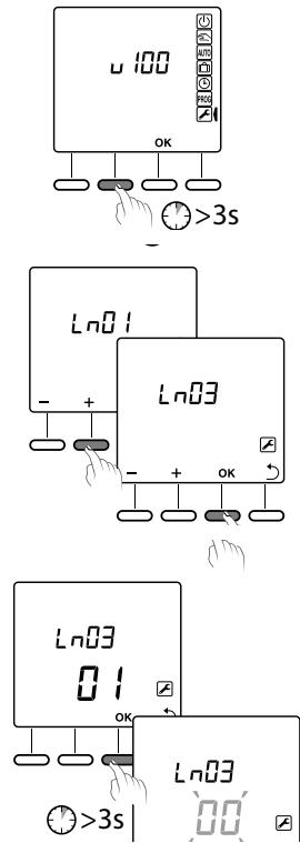 DELTA DORE Delta 8000 TAP RF - Deleting the association of the thermostat with the wireless gateway - 1