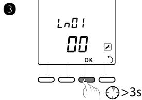 DELTA DORE Delta 8000 TAP Bus - 2/ Association of the thermostat with the technical unit. - 2