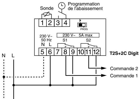 DELTA DORE T2S+2C Digit - Raccordement - 1