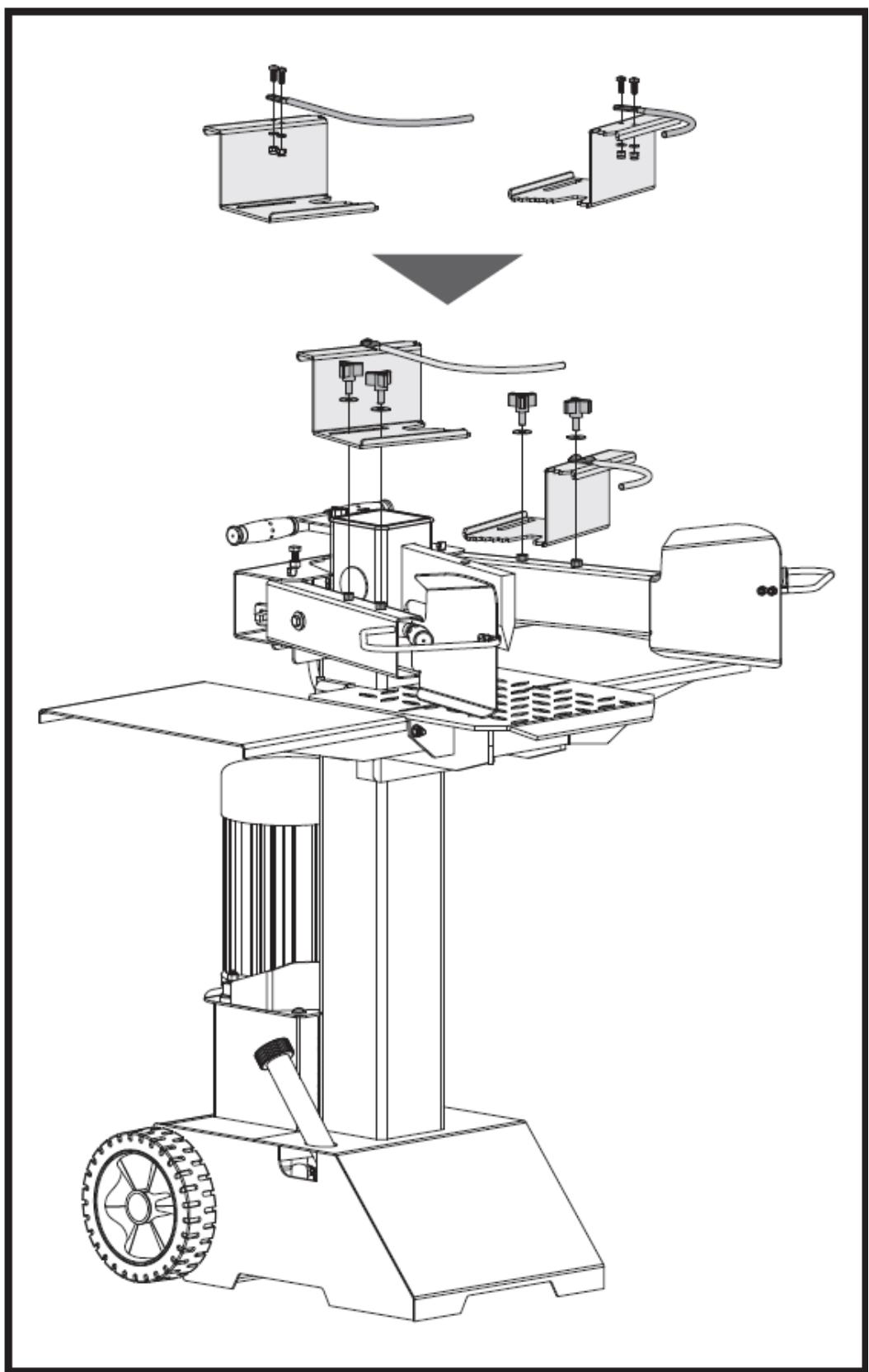 Hillvert HT-LS-8000 - Porte-bûches réglable - 1