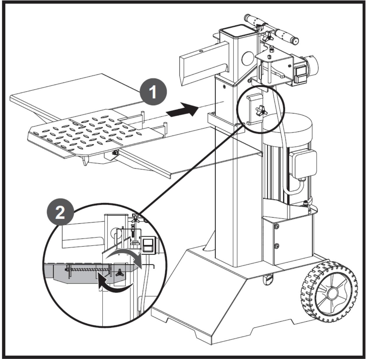 Hillvert HT-LS-8000 - Tableau d'appui - 3