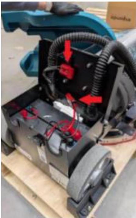 Ulsonix TOPCLEAN BATA 1500 - Instruktioner för batterianslutning - 3