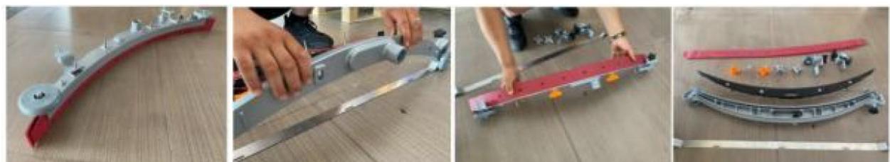 Ulsonix TOPCLEAN BATA SELF - Sostituzione della striscia del tergivetro - 2