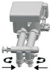 Uniprodo UNI_WATERSOFTENER_2500A - 2) Apėjimo vožtuvo montavimo instrukcijos - 16