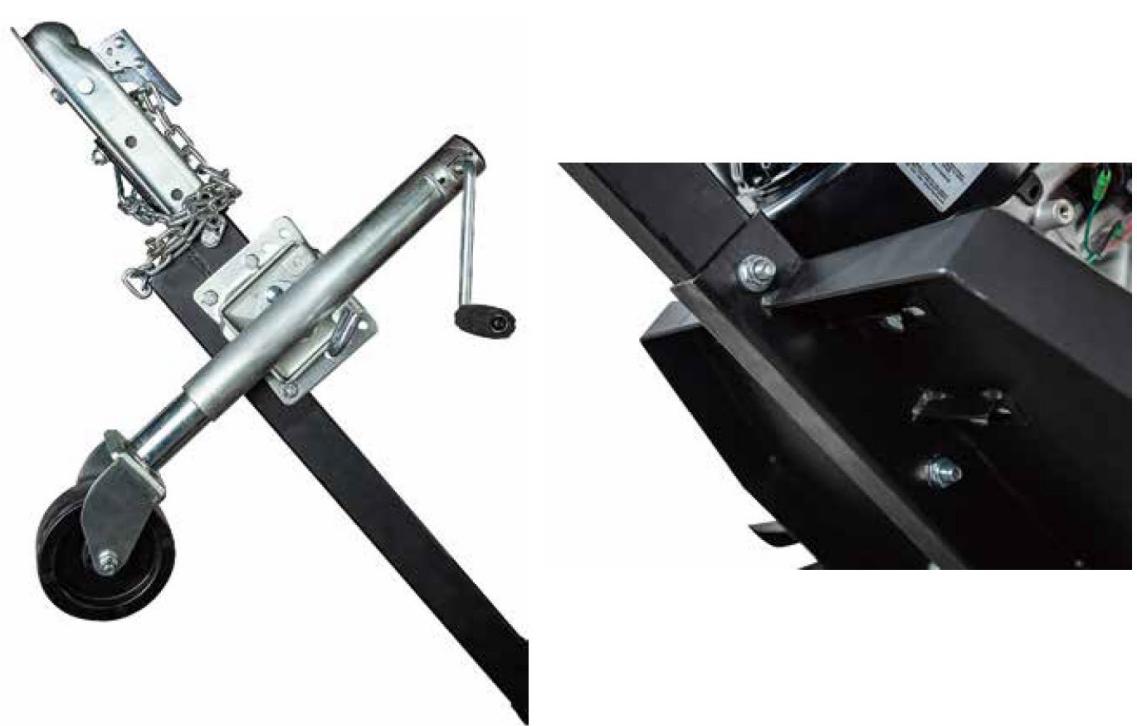 Hillvert HT-HECTOR-1200A - 3) Attache d'attelage de remorquage - 2