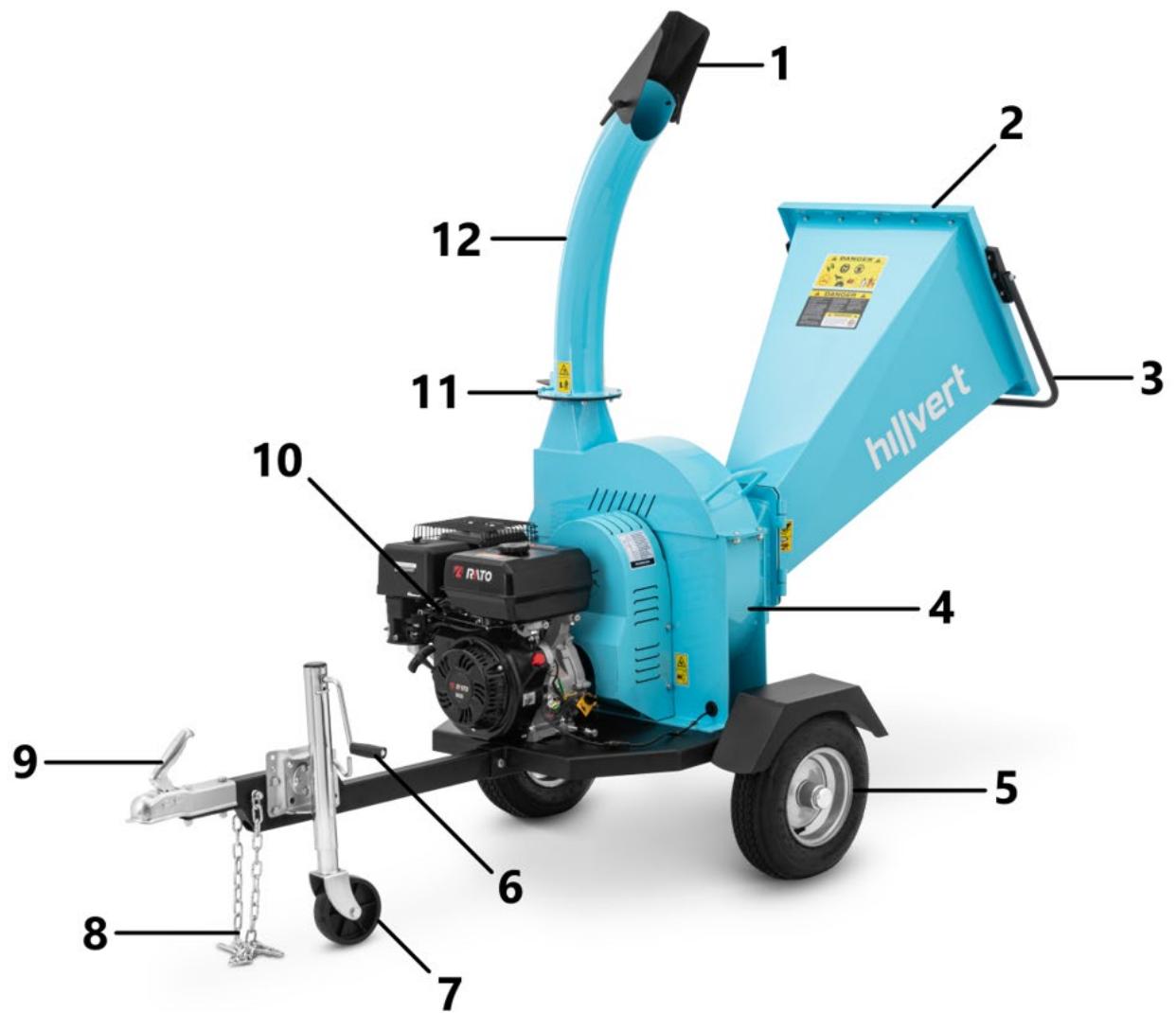 Hillvert HT-HECTOR-1200A - Eszköz leírása - 1