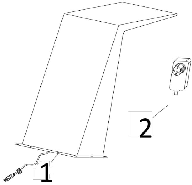 Uniprodo UNI_WATER_54 - Beschreibung des Geräts - 1