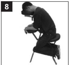 Person in a seated chair wearing VR headset, viewed from the side (no text or symbols visible)