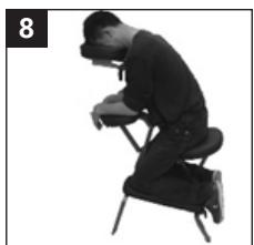 Person in a seated chair wearing VR headset, viewed from the side (no text or symbols visible)