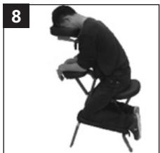 Person in a seated chair wearing VR headset, viewed from the side (no text or symbols visible)