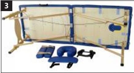 Experimental setup with blue frame, wooden tools, and blue equipment (no visible text or symbols)
