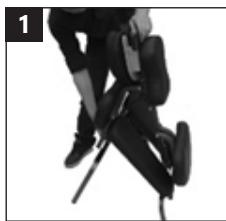 Person wearing a black athletic suit and holding a walking stick (no visible text or symbols)