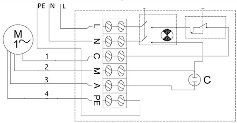 Hillvert HT-ROBSON-SP750-85 - Διάγραμμα ηλεκτρικής καλωδίωσης - 1