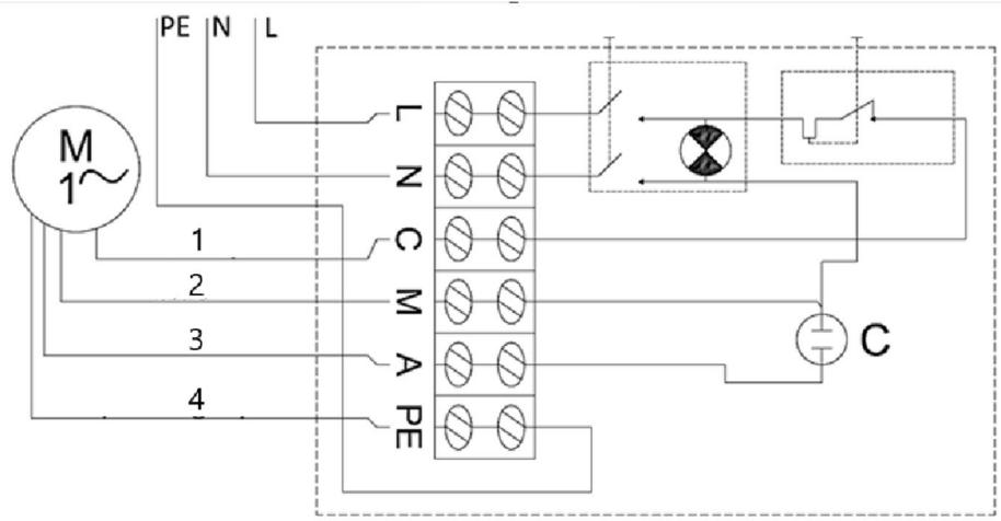 Hillvert HT-ROBSON-SP750-85 - Elektriskt kopplingsschema - 1