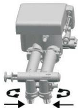 Uniprodo UNI_WATERSOFTENER_1500 - 2) Installationsvejledning til bypass-ventil - 6