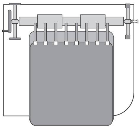 Pure electrical circuit lines without any symbols