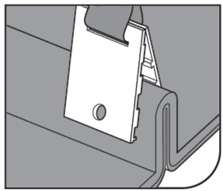 Technical illustration of a mechanical clamp or bracket assembly (no text or symbols visible)