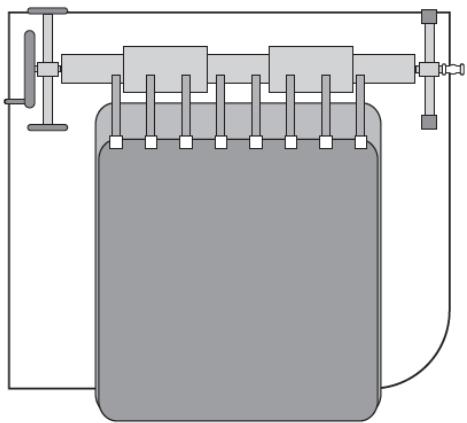 Pure electrical circuit lines without any symbols
