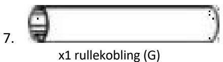 7. x1 rullekobling (G)
