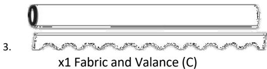 3. x1 Fabric and Valance (C)
