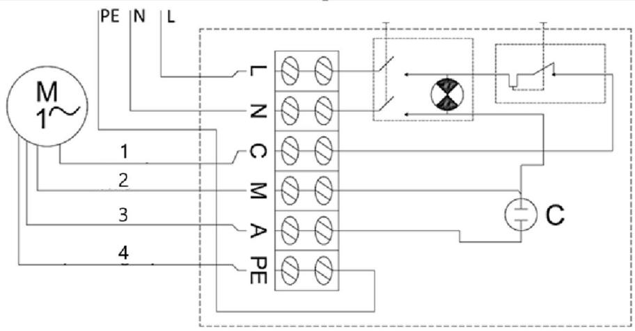 Hillvert HT-ROBSON-SP550-80 - Esquema de circuitos eléctricos: - 1