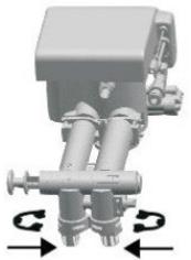 Uniprodo UNI_WATERSOFTENER_3500 - 2) Istruzioni per l'installazione della valvola di bypass - 16