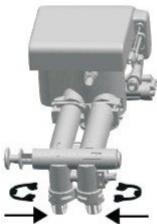 Uniprodo UNI_WATERSOFTENER_3500 - 2) Ohitusventtiilin asennusohjeet - 6